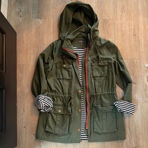 Olive & Nautical Trench Coat